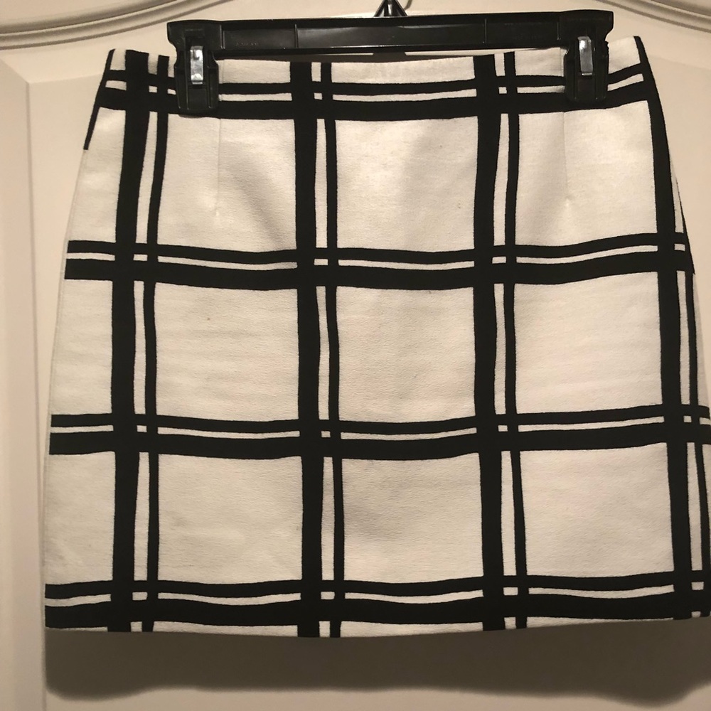 Tibi Checkered Print Border Mini Skirt - image 2